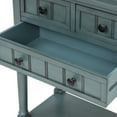 thumbnail image 3 of 23.7 in. Rectangle Wood Console Table with 3 Drawers, 3 of 9