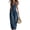 Dark Blue, variant on Denim Jumpsuit for Women Sleeveless V Neck Wide Leg Jean Jumpsuit, Smocked Waist Casual Long Romper