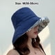 thumbnail image 2 of Sombrero de pesca de doble cara para mujer, gorro protector solar de verano para exteriores, 56-58cm de circunferencia, 2 of 5