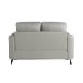 thumbnail image 6 of Studio Living Brooklyn Modern 2-Seater Loveseat, Light Gray Woven Fabric, 6 of 7