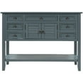 thumbnail image 3 of UWR-Nite 45" Modern Console Table for Entryway Living Room, Classic Entryway Table with 7 Drawers, 1 Cabinet and 1 Shelf, 3 of 8