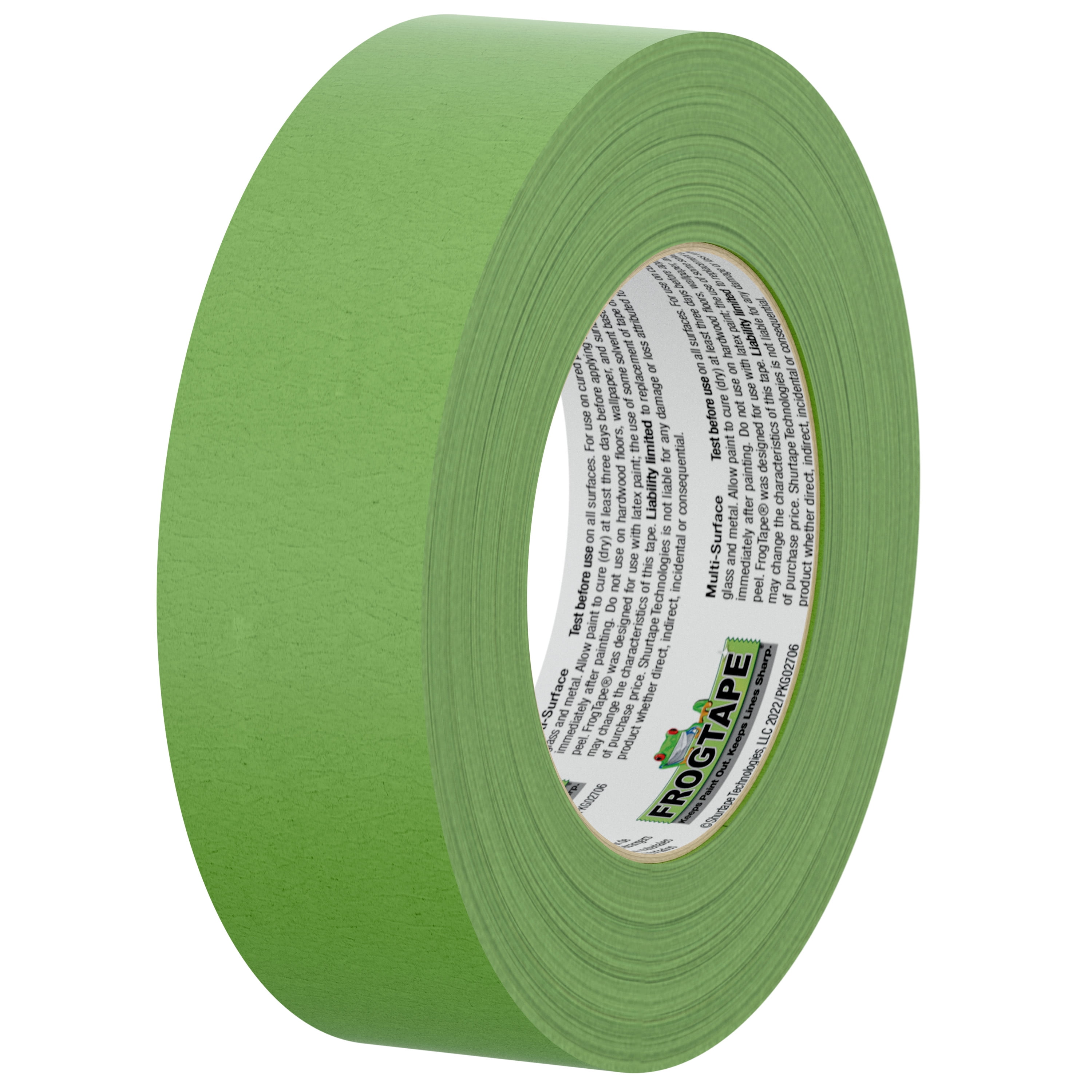 Green Painters Tape 2 Inch Wide, Medium Adhesive Green Masking Tape Bulk  Multi P