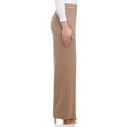 thumbnail image 2 of Rekkuna Women's Silky Soft Gutsy Knit Pull-On Wide Leg Hi-Rise Palazzo Pant (XX-Large, Dark Sand), 2 of 5
