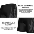 thumbnail image 3 of 3Pcs Men's Square Leg Swim Briefs Athletic Quick Dry Bathing Suit Square Leg Board Short for Men, 3 of 5