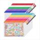 thumbnail image 1 of Bolsa para Documentos de con Cremallera de 10 Colores Bolsa de Tamaño Carta A4, Bolsa Impermeable con Cremallera para Documentos, 30 Piezas, 1 of 5