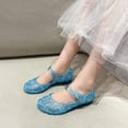 thumbnail image 2 of Ecetana Girls Jelly Sandals Princess Costumes Flats Shoes Cosplay Birthday Party Dress Up Shoes for Kids Toddler, 2 of 7