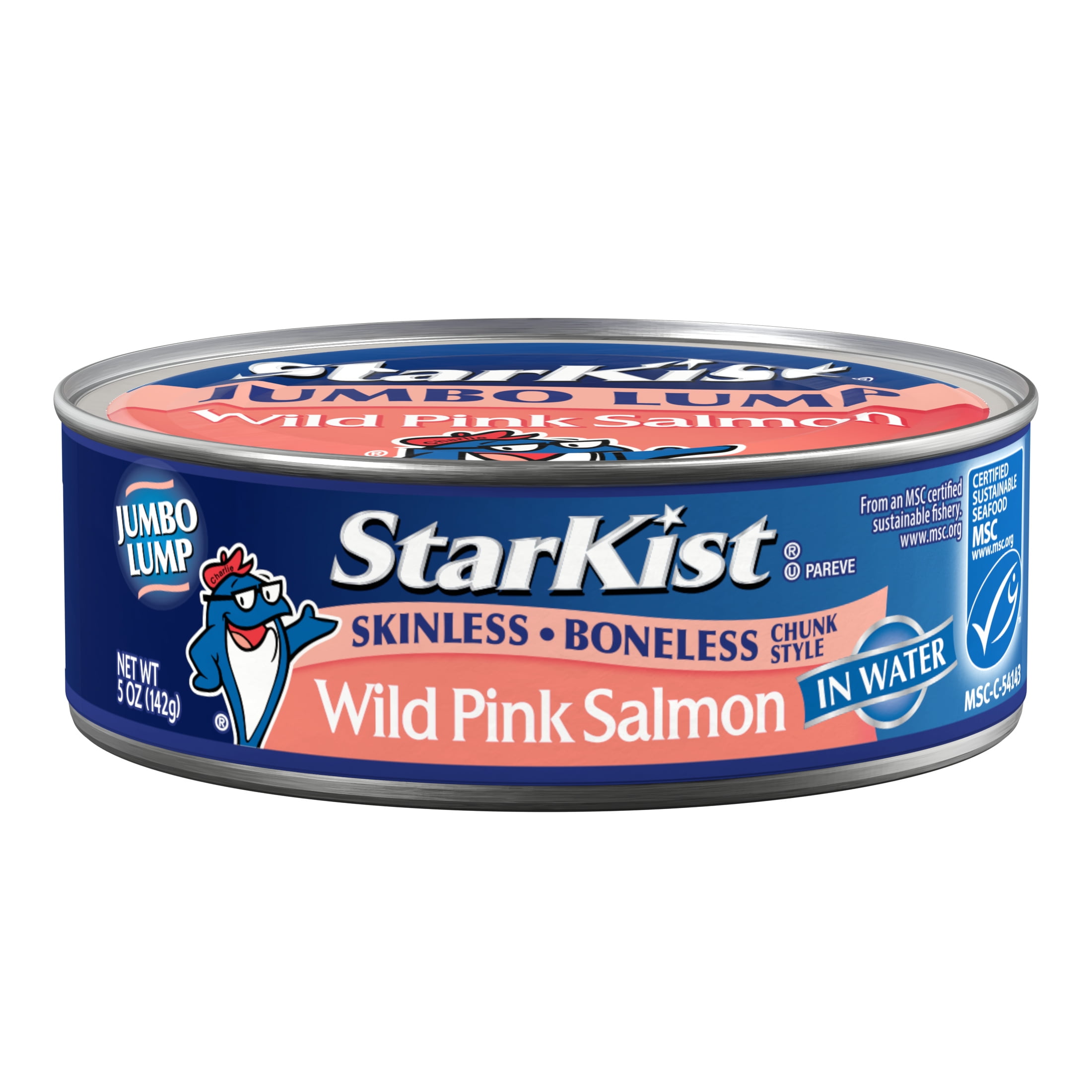 (3 pack) StarKist Jumbo Lump Wild Caught Skinless and Boneless Pink Salmon, 19g Protein, 5 oz Can