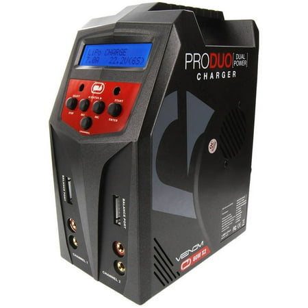 Venom Pro Duo 80W X2 Dual AC/DC 7A LiPo/LiHV and NiMH R/C Battery Balance (Best Dual Lipo Charger 2019)
