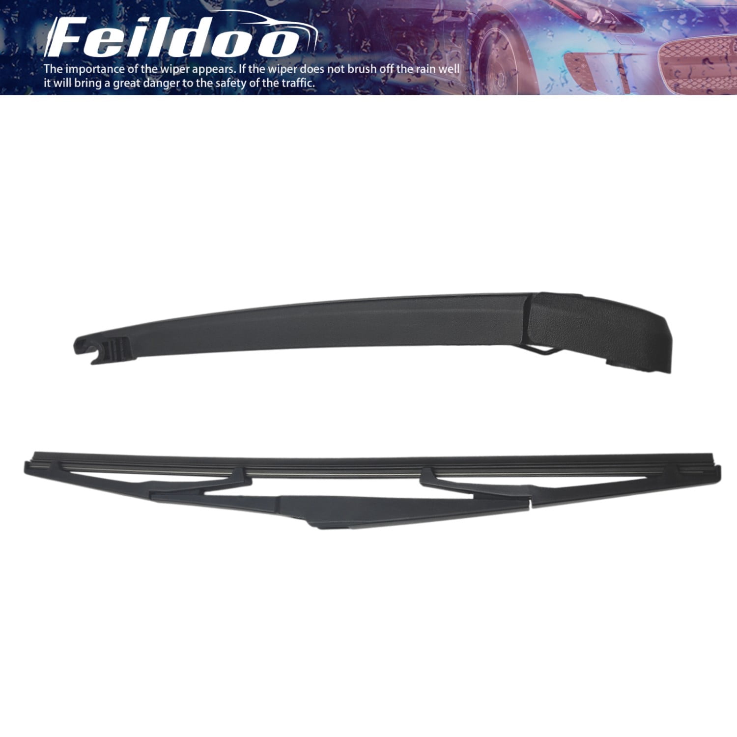 Feildoo 4 Wipers 26"+21"+14"+12" Windshield Wiper Blades Compatible with Lexus RX450h 2022-2018 Front Rear Wipers & Arm (Pack of 4),Y05X7P2W