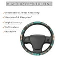 thumbnail image 3 of Renewold Southwest American Tribal Pink Teal Car Steering Wheel Cover for Women Men, 15 Inch Soft Neoprene Stretch Anti-slip Washable Car Accessories Universal Fit for Sedans SUV, 3 of 7
