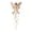 1Pcs, variant on Lighted Angel Wall Decor, Christmas Angel Hanging Decoration with Warm Cascading Star Lights for Living Room Entryway Window Fireplace 9.8in×31.5in