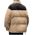 thumbnail image 3 of JXMVOJ Men's Winter Puffer Jacket Quilted Thicken Down Coat Insulated and Water Repellent Jacket Fashion Casual Loose Warm Cotton Hooded Jacket Long Sleeve Parkas, 3 of 3