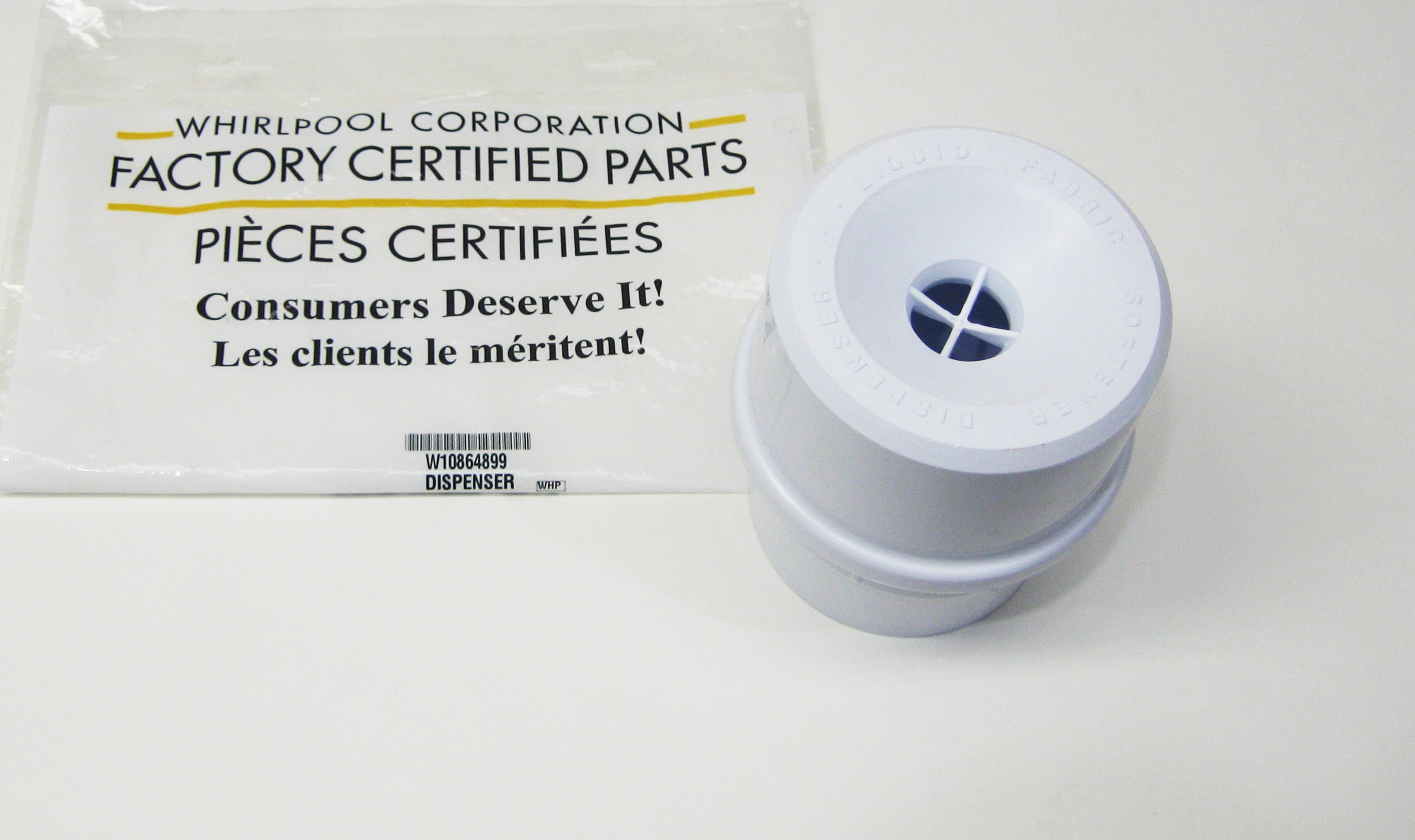 Whirlpool W10864899 Washing Machine Fabric Softener Dispenser Walmart