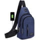 thumbnail image 5 of Strap Bag Crossbody Backpack With USB Hole With Headphone Hole Strap Backpack Hiking Backpack Multipurpose Crossbody Chest Bag, 5 of 8