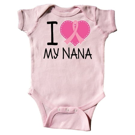 

Inktastic Breast Cancer Nana Gift Baby Boy or Baby Girl Bodysuit