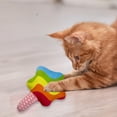 thumbnail image 4 of Cififendec Rainbow Lollipop Squeaky Dog Toy, 4.92"×3.14", Bite Resistant Stuffed Sound Chew Toy for Puppy Stress Relief, Household Boredom Busting Interactive Toy, 4 of 5