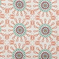 thumbnail image 2 of 16"x16" Simply Daisy Sun Tile Poly Indoor/Outdoor Pillow, Orange Qty 1, 2 of 5