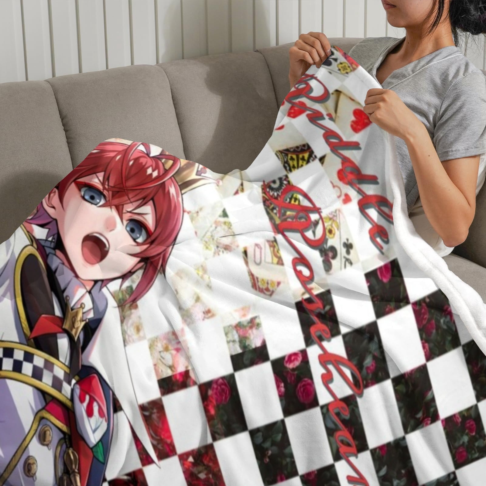 Twisted Wonderland Throw Blanket Gifts for Fans Lover Girls Boys Women Present Hoodie Him Bed 30"x40"