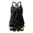 thumbnail image 6 of Otvok Womens Conservative and Comfortable Split Body High Waisted Sports Tankini Swimsuit Set, 6 of 6