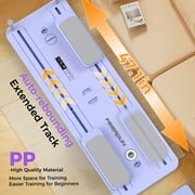 UPGO 5 in 1 Folding Pilates Board, Pilates Reformer Set with 300 LBS Weight Capacity, Portable Home Pilates for Woman (Purple)