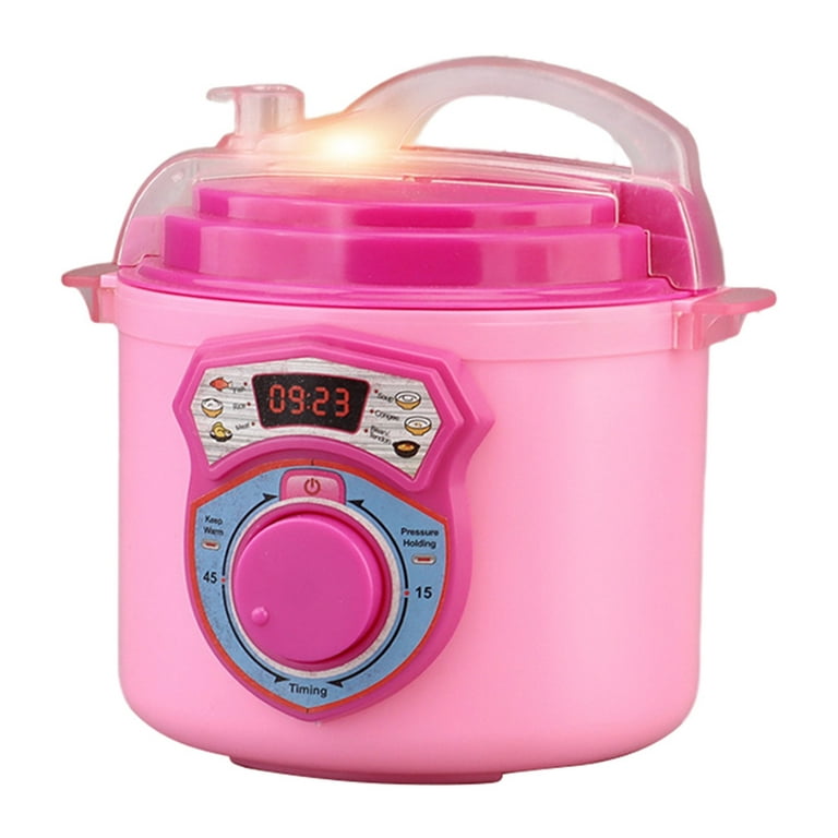 Vivid Fun Fake Rice Cooker Educational Interactive Mock Spray Electric Rice  Cooker with Light Music for Girl