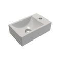 thumbnail image 2 of BOCCHI 1419-002-0126 Fireclay Sink 1-hole Right Side Faucet Deck in Matte White, 2 of 6