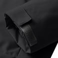 thumbnail image 4 of Sahpxhe Men's Hooded Softshell Jacket Waterproof Windbreaker Zip Up Warm Puffer Jackets Winter Travel Hiking Outerwear Black M, 4 of 9