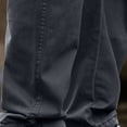 thumbnail image 3 of ameIAEA Pantalon Cargo pour Hommes Taille Élastique Pantalon de Randonnée Extérieur avec Cordon de Serrage et Multi-Poches, 3 of 7