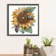thumbnail image 2 of 5D bricolaje taladro parcial diamante pintura girasol abeja decoración del hogar (XD065) FLhrweasw Nuevo, 2 of 9