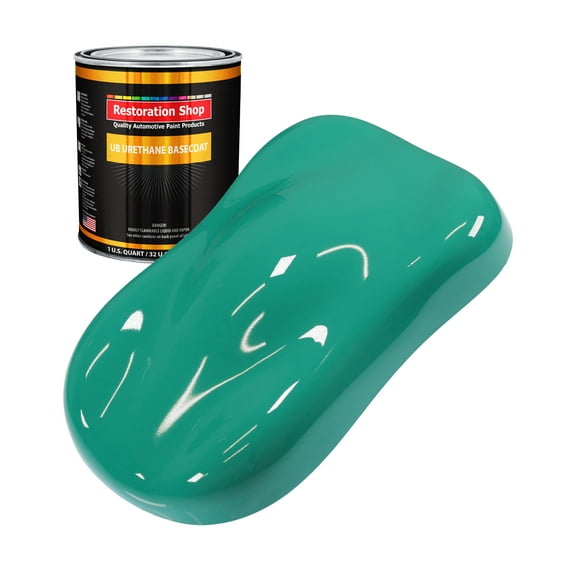Tropical Turquoise 1 Quart URETHANE BASECOAT Car Auto Body Paint