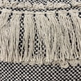 thumbnail image 3 of Laddha Home Designs Handwoven Diamond Cotton Throw Pillow Cover - 20" - Gray and Cream, 3 of 7
