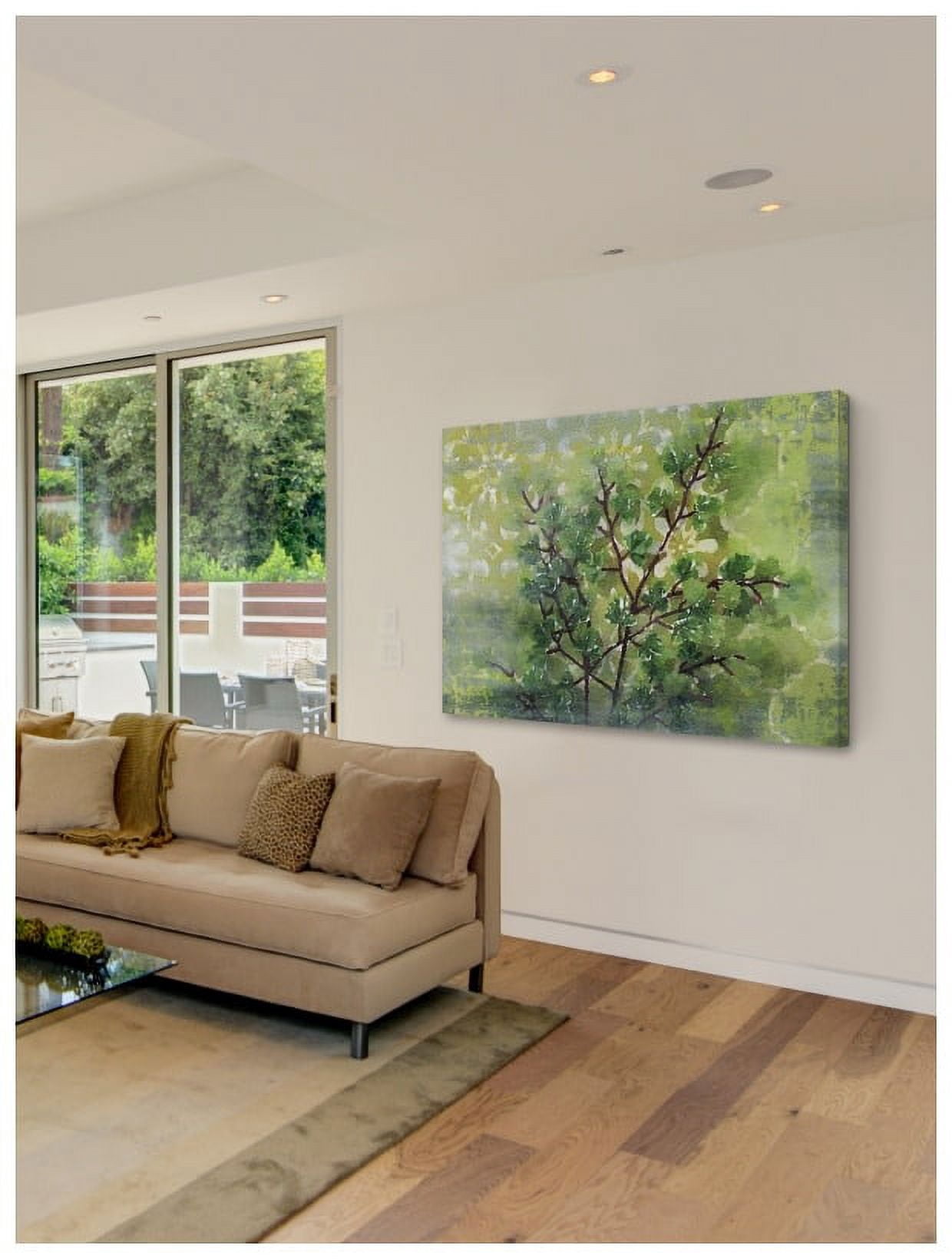 Marmont Hill 'Green Sensation I' by Irena Orlov Painting Print on Wrapped Canvas