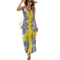 thumbnail image 1 of Robes Sans Manches Ananas et Lys pour Femmes 2024 Robe Soirée Élégante Luxe Célébrité, 1 of 4