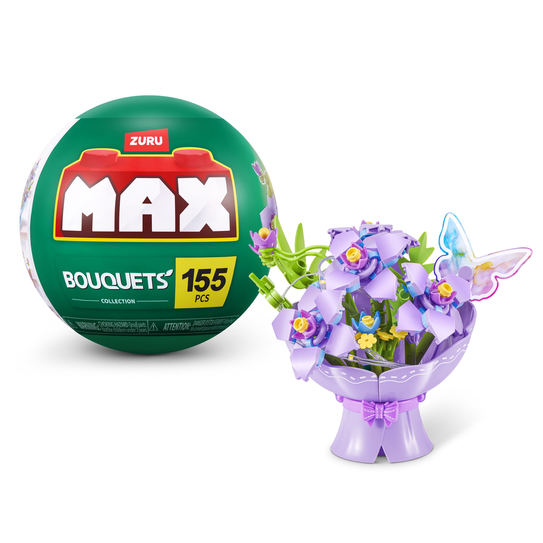 Max Build More, Garden Building Bricks, Assorted, 6 Designs