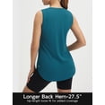thumbnail image 2 of BALEAF Women's Sleeveless Workout Tank Tops Lightweight UPF50+ Soft Loose Fit Athletic Yoga Running Gym Shirts Blue S, 2 of 6