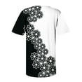 thumbnail image 5 of Birdeem Mode Femme Décontractée Imprimé Col Rond Ample Manches Courtes T-Shirt Haut Blouse Chandail, 5 of 5