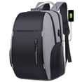 thumbnail image 1 of Mochila para hombre con carga USB, nueva mochila de viaje de gran capacidad para negocios, mochila para computadora, mochila informal para exteriores, 1 of 6