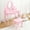 Pink, variant on Princess Vanity Set for Little Girls – Complete Makeup Dressing Table & Stool Playset Perfect Pretend Play Station for Ages 3-9