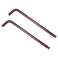 thumbnail image 1 of Unique Bargains 10mm Ball End Hex Key Wrench, L Shaped Long Arm S2 Steel Repairing Tool, Metric 2 Pack, 1 of 5
