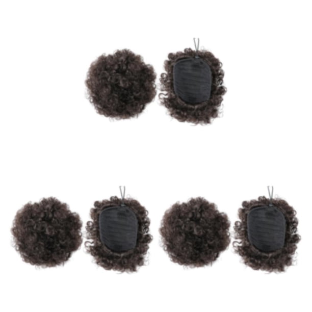 Minnieouse Afro Puff Ponytail Hair Bun Impresionante Updo con cordón High Puff Ponytail Hair Q9 2 Type1 NO1