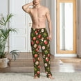 thumbnail image 2 of Yiaed red green coffee cup Print Men's Lounge Pants, Loose PJ Bottoms, Long Pajama Pants for Men-XX-Large, 2 of 6