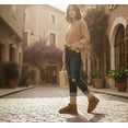 thumbnail image 6 of Cushionaire Hip 2 Genuine Suede Ankle Boots for Women, Cozy Faux Shearling Lining Pull On Winter Womens Boots, 6 of 20