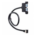 thumbnail image 4 of axGear USB 3.1 Front Panel Header Key-B to Dual USB 3.0 Female Extension Cable 50cm, 4 of 5