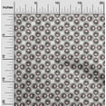 thumbnail image 1 of oneOone Cotton Silk Fabric Peacock Feather Ikat Decor Fabric Printed BTY 42 Inch Wide, 1 of 4