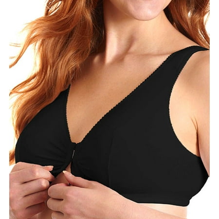 

Leading Lady Womens Front-Close Cotton Wire-Free Bra Style-110
