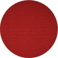 thumbnail image 1 of Ahgly Company Indoor Round Contemporary Red Abstract Area Rugs, 8' Round, 1 of 6
