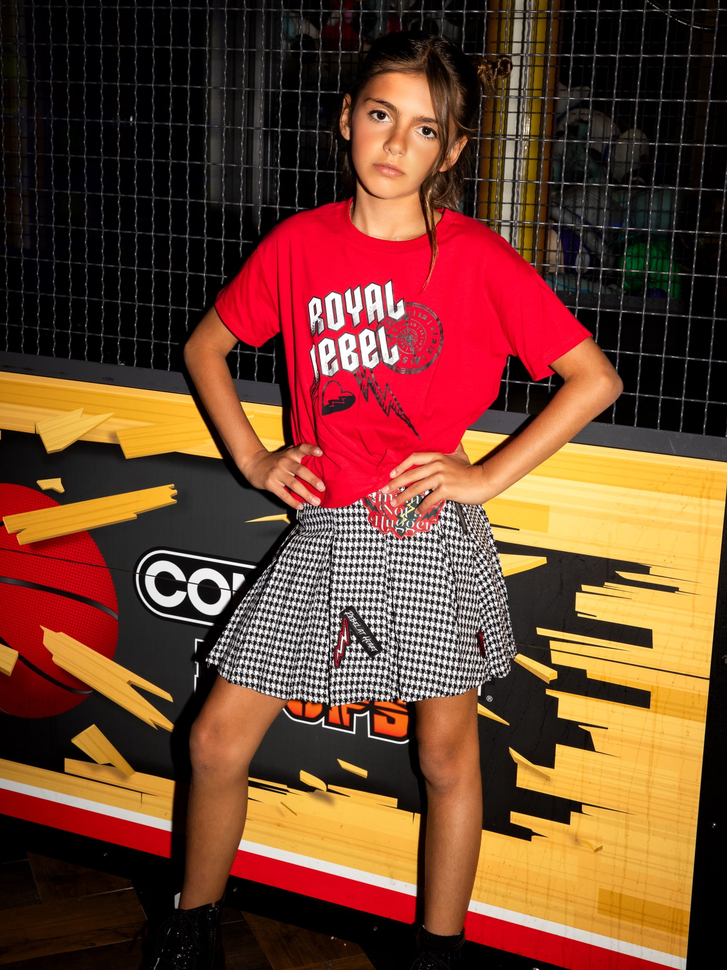 Girls Royal Rebel T-Shirt, Sizes 4-18