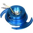 thumbnail image 1 of NRG Innovations SRK-650NB Quick Release Kit (New Blue Body/New Blue Ring with Handles), 1 of 2