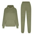 thumbnail image 7 of Diufon Womens 2 Piece Outfits Oversized Long Sleeve Hoodies Sweatsuit Baggy Sweatpants Fall Winter Lounge Sets with Pockets, 7 of 7