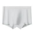 thumbnail image 1 of ylioge Underwear for Men Boxers with Fold Front Casual Lightweight Stretchy Mid Waisted Solid Color Slim-Fit Basic Breathable Boxer Briefs, 1 of 2